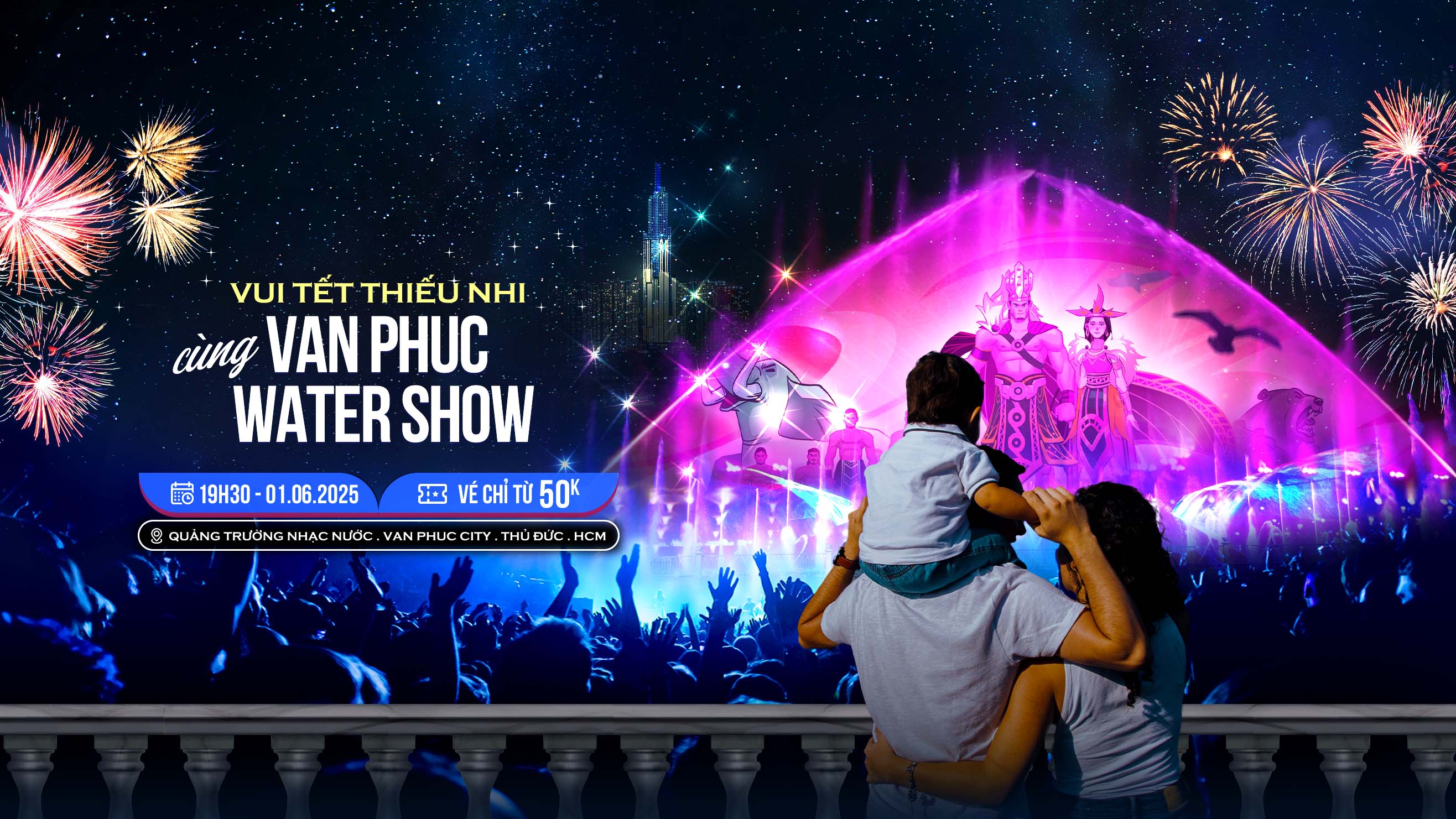 VUI TẾT THIẾU NHI CÙNG VẠN PHÚC WATERSHOW
